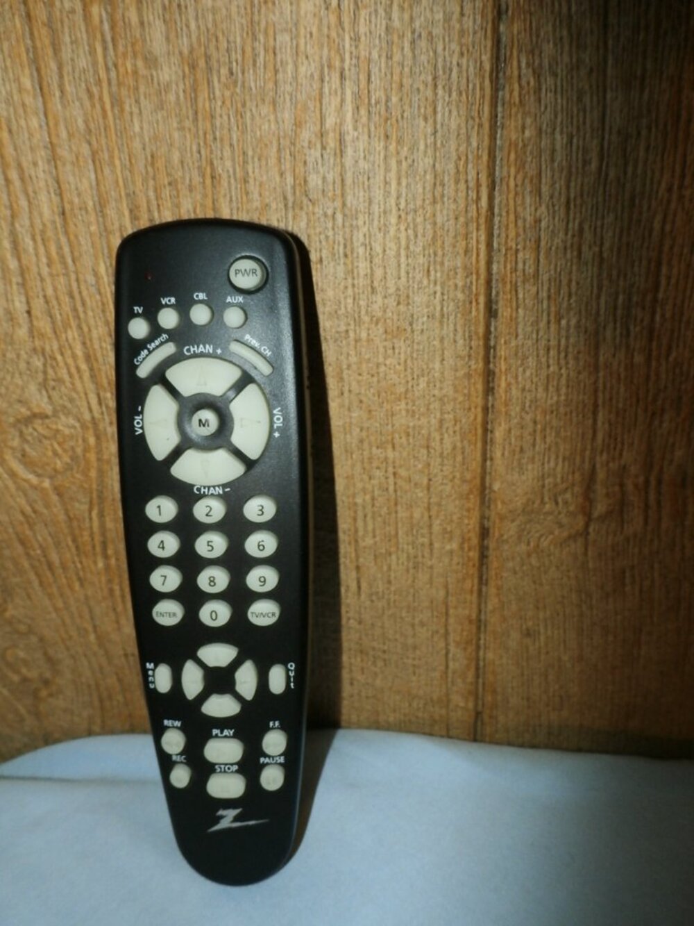 Zenith Remote No Back ZEN525A W510 SK32-001 Glow in the Dark Keypad